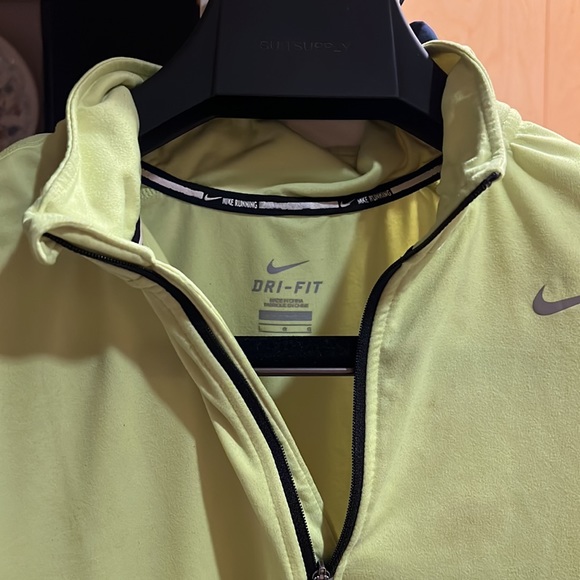 Package Deal 2 Nike running half zip size large neon yellow and black - Picture 8 of 12